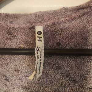 Purple Textured Sweater